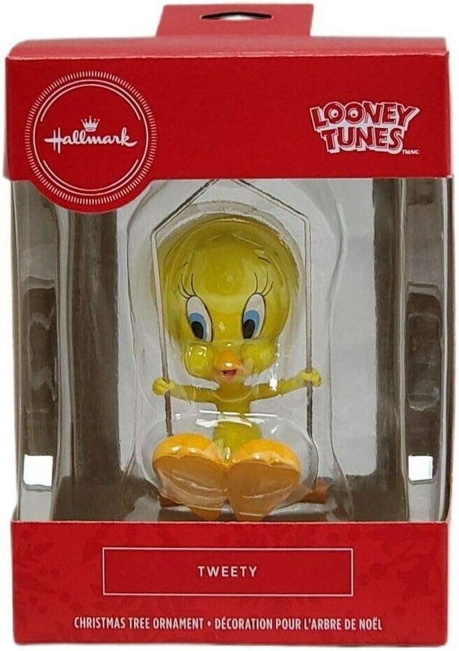 Tweety Bird in Swing Christmas Ornament Home & Kitchen