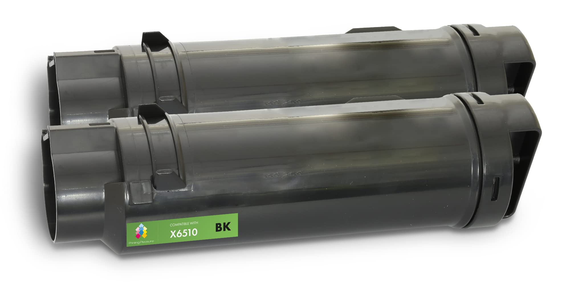 Printing Pleasure 6515 Toner Cartridge Compatible with Xerox 6510 Replacement for Xerox Phaser 6510 6510DN 6510N 6510DNI 6510DNM WorkCentre 6515 6515N 6515DN 6515DNI 6515NW 6515DNW 6515DNM 2 Black