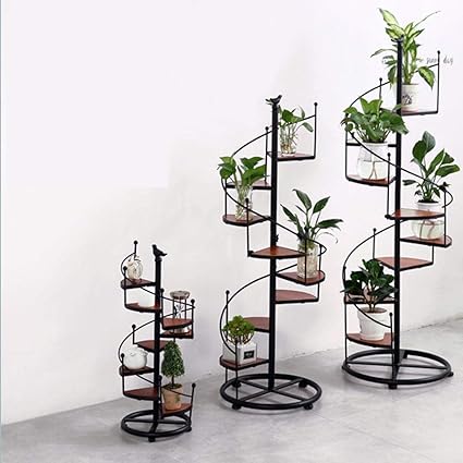 L.TSA Nordic Schmiedeeisen Blumenständer Wohnzimmer Büro Blumenständer