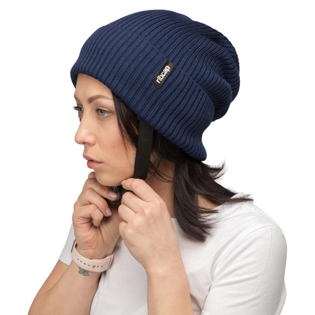 Ribcap Lenny Medical Grade Protective Helmet | Marine | Small (Head Circumference 53-55 cm) | Soft Helmet for Epilepsy | Protective Helmet for Seizures | Fashionable and No Stigma