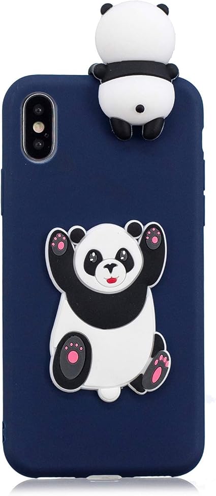 Zcxg Iphone Xr Hulle Pink Katze Hund Silikon Clear View Cover 3d Hulle Ultra Dunn Back Bumper Case Gummi Stossfest Anti Scratch Slim Soft Cover Slim Fit Crystal Blue Panda Amazon De Musikinstrumente