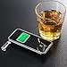 Breathalyzer Anntoo Professional Grade Portable Digital Alcohol Tester with 5 Mouthpieces for Personal Use - Gray
