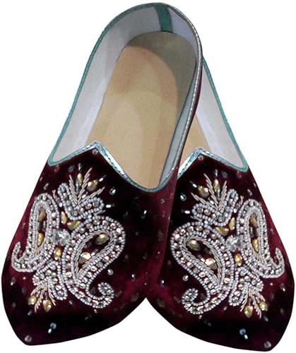 velvet embroidered shoes