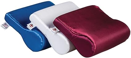 Amazon Com Ab Contour Pillow Satin Cover Cervical Pillow Neck