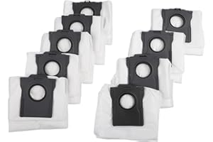 9-For Pack Vacuum Cleaner Bags for Dreame Aqua10 For Ultra Roller Robot, Meltblown Non-Woven Dust Bags with Advanced Filtrati