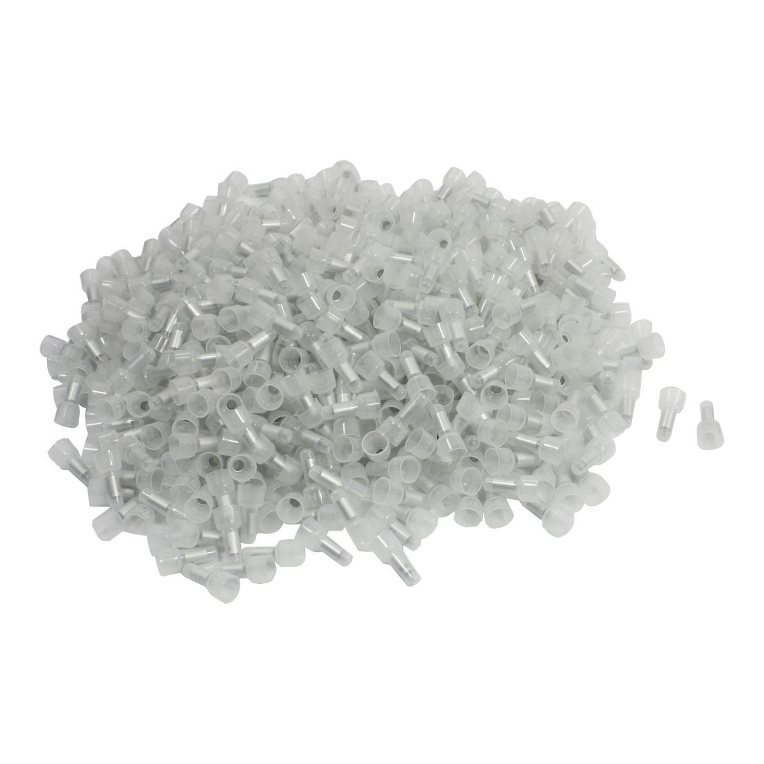 sourcing map 1000 Pcs CE2X 22-14AWG Fully Insulated Closed End Wire Connector Cap