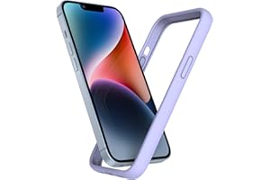 K TOMOTO Compatible with iPhone 14 Plus Bumper Case (6.7 Inch), Liquid Silicone Frame Bumper Case [Shock-Absorb] [Drop Protection] [Silky and Soft Touch], Light Purple