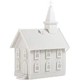 N Scale Model Blank Church Kit Unassembled House for Model Train Layout Diorama JZN5875JJ (Church-1PC)