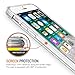 iPhone 8 7 Case, Trianium [Clarium Series] Protective Cover for Apple iPhone 7 8 Case [Shock Absorption] Reinforced Corner TPU Bumper Cushion + Scratch Resistant Hybrid Rigid Clear Back - Clear