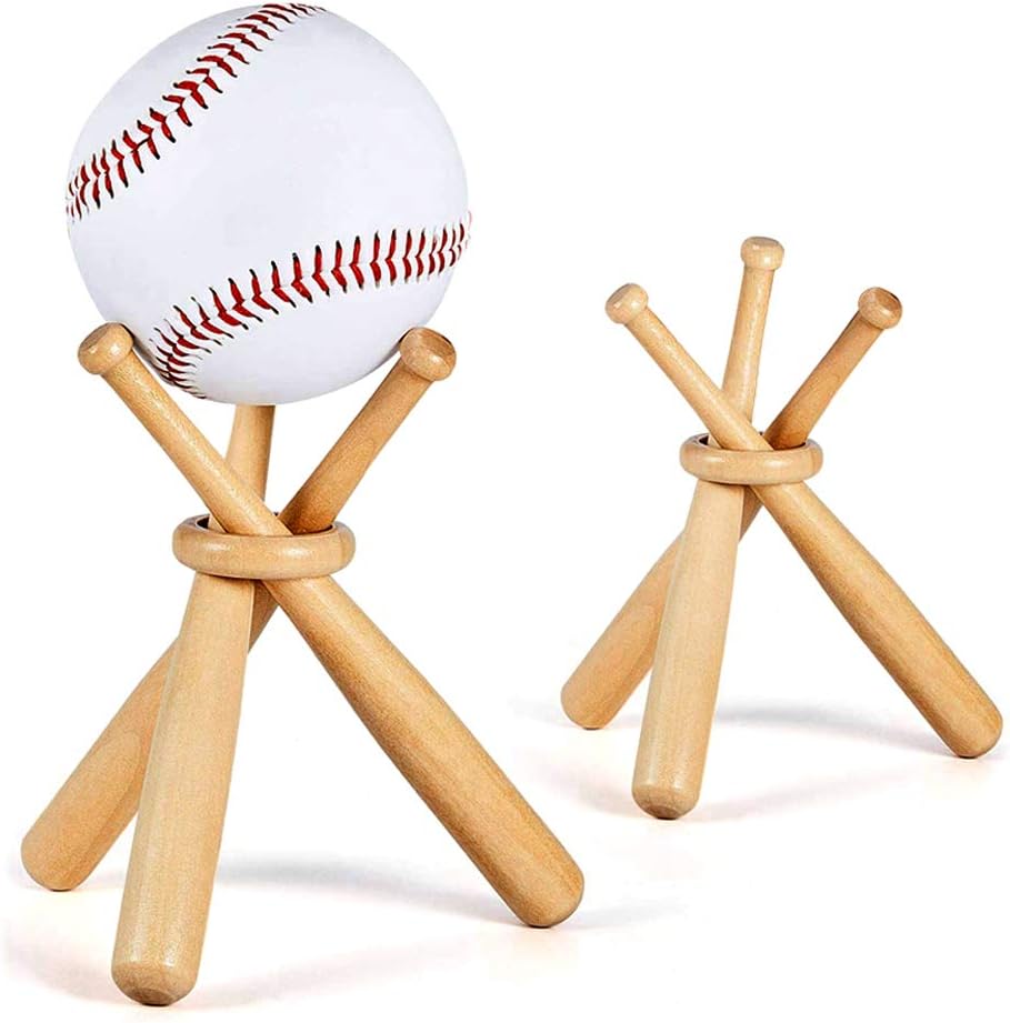 Vankcp 2 Set Baseball Stand Display Holder Baseball Bat