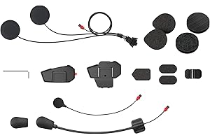 Sena Adult Helmet Clamp Kit for Spider ST1, Black, One Size US