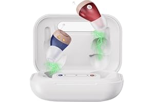 Hearing Aids for Seniors, Rechargeable In-Ear Design Hearing Aids with Auto On/Off, All-New Upgraded Dual-Layer Earbuds Pro 2