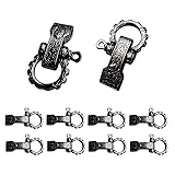 SU LIFE Metal Paracord Buckles Bow Clasps Screw Pin