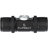 FlipBelt Night Running Light Waist Lamp | USA Company | USB Rechargeable, 500 Lumens, Waterproof, Adjustable Brightness | Whi