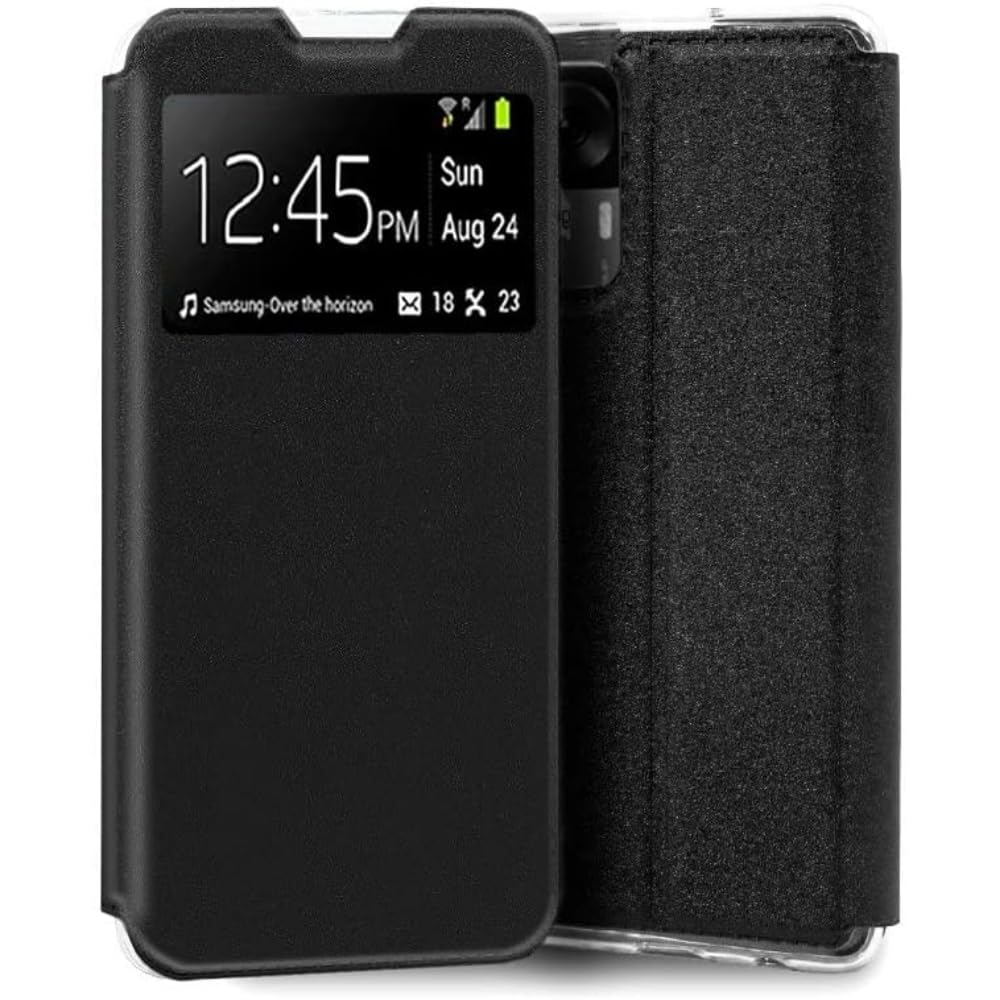 Cool Flip Cover for Xiaomi 12T / 12T Pro Smooth Black