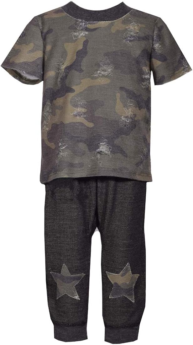 distressed jogger set