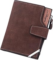 Passport Wallet For Men - Safe Vintage Pu Wallet Bifold Id Holder Clearance