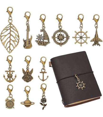 Prima Marketing PTJ Charms - Flowers Collection For Travelers Journals And Planners