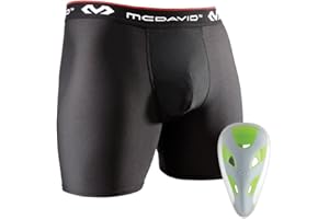 McDavid Performance Boxer Short with Cup, Black