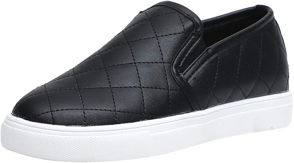 black slip on boat shoes