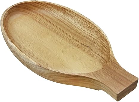 Amazon 木製食器 魚型トレー 木製プレート 天然ゴム木 耐久性 エコ