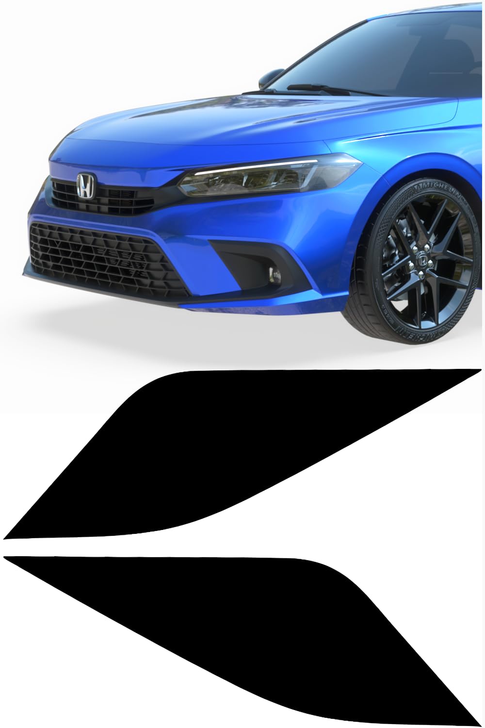 Photo 1 of Amber Delete Headlight Tint Compatible with 2022-2025 Honda Civic