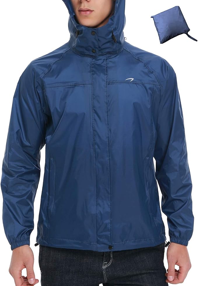 Kinder Regenjacke Mit Kapuze & Hose Set – Wasserdicht, Winddicht, Für Jungen 5–12 Jahre, Halber Reißverschluss, Sport-Outdoor