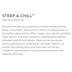 Tea Forte Tea Over Ice Steeping Pitcher Set of
