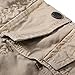OCHENTA Men's Cargo Shorts Loose Fit Casual Work with Multi Pockets #3231 khaki 40