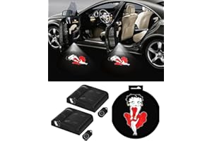 IITA 2PCS Betty Car Door Lights Logo Projector for Boop,Betty Courtesy Boop Ghost Shadow Welcome Door Lamp Fit All Cars