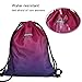 MR. YLLS Drawstring Backpack Gradient Waterproof Tote String Mesh Bag Lightweight Sackpack Cinch Sack for Women kids Girls