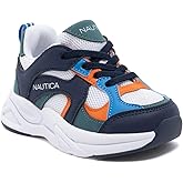Nautica Kids Boys & Girls Sneakers – Athletic Shoes for Running & Walking with Cushioned Insole and Comfortable Fit (Lace-Up or Bungee Slip-On, Toddler to Big Kid)