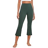 CRZ YOGA Butterluxe Capris Flare Leggings 23" - Bootcut High Waisted Womens Yoga Pants Cropped Casual