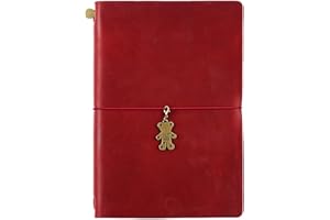 AIGUONIU Genuine Leather TN Travel Notebook Protective Cover Journal Sketchbook Planner Agenda Diary Personal Organizers Note