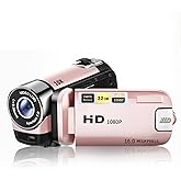 Diyeeni 1080P Digital Camera for Photography, 16MP Vlogging Camera 16X Digital Zoom Digital Camera with 2.4in 360° Flip Screen, Compact Travel Camera for Teens Adult Beginner Kids ()