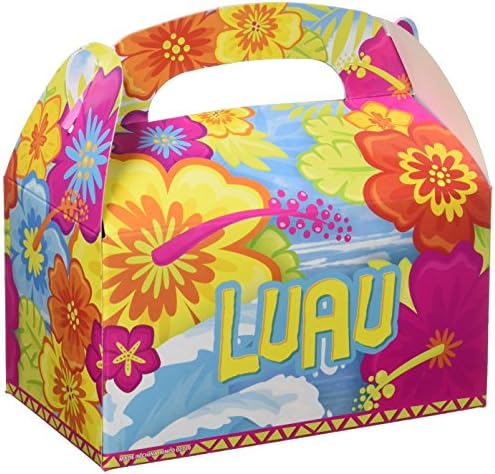 6.25" LUAU TREAT BOXES