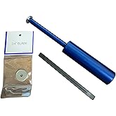 EESC2Y Bowling Ball Workout Tool, Bevel Draw Knifes, Bowling Accessories, Bowling Equipment with 3/4 Replacement Blade for Thumb Holes Adjustment