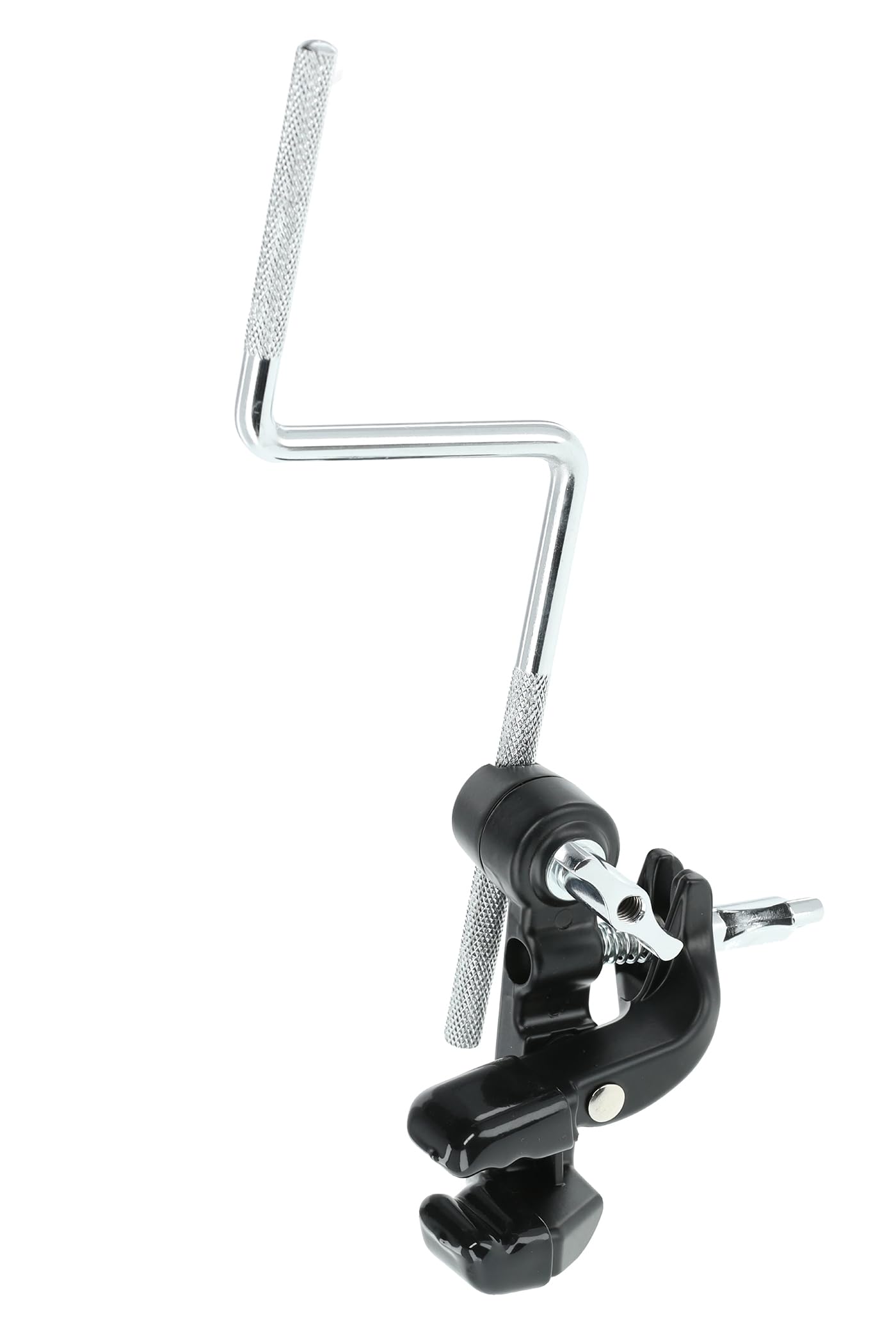 GEWA Hoop clamp percussion holder, L-rod diameter 9,5 mm, For the installation of cowbells, blocks, tambourines