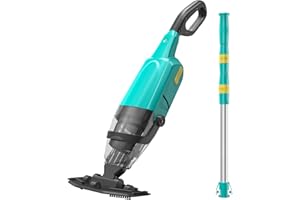 Oxseryn Pool Vacuum Cordless Handheld Cleaner Rechargeable with 60 mins Runtime, Perfect for Above Ground Pools, In-Ground Pools, Spas, and Hot Tubs – Efficiently Removes Sand and Debris