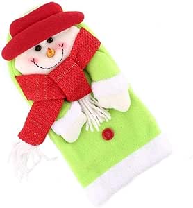 Vino De La Navidad Cubiertas De Tela De Botellas De Vino Cubiertas