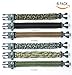 Bestsupplier 8 Pack Paracord Bracelet Kit Outdoor Survival Bracelet Camping Hiking Gear with Compass, Fire Starter, Whistle And Emergency Knife