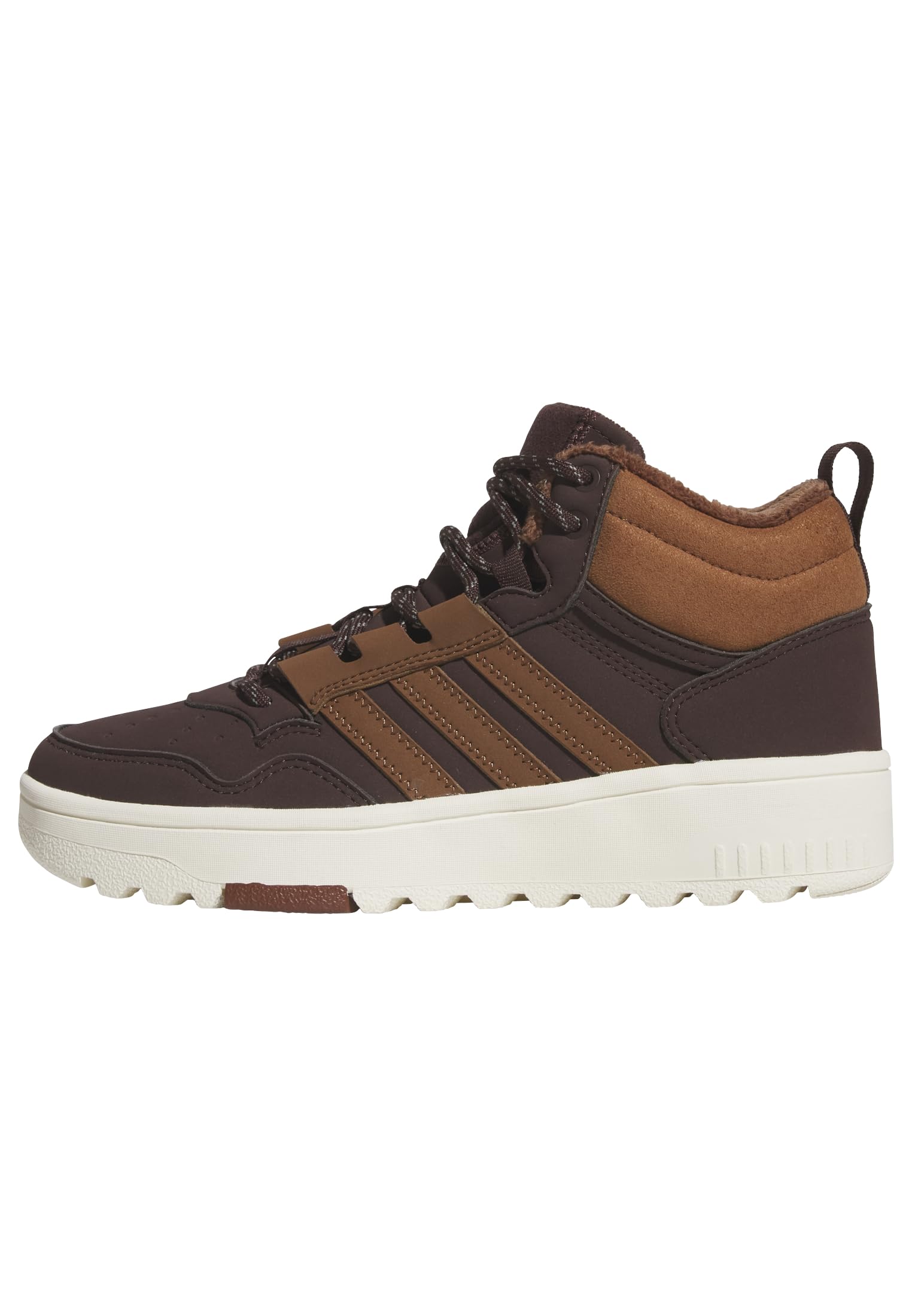 adidas Unisex-Kids Hoops 4.0 Mid Top, Shadow Brown/Supplier Colour/Off White, 5.5