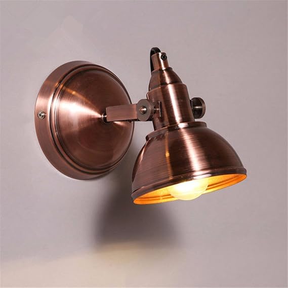 Modern LED Wandleuchte Einzelne schmiedeeiserne Kopfende-Wandlampe der