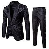 Cloudstyle Mens 2 Piece Paisley Dress Suit One