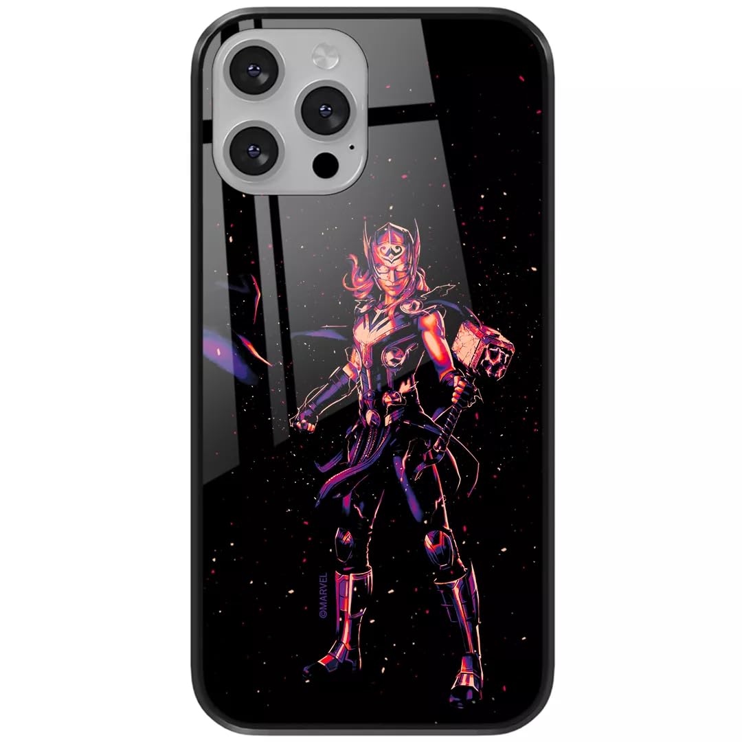 ERT GROUP mobile phone case for Apple Iphone 13 MINI original and officially Licensed Marvel pattern Thor 008 made of hardened glass, optimally adapted to the mobile phone, protective cover