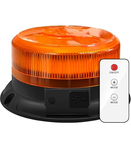 10 Pack 5mm Orange/Amber Flashing LED Lights – 2Hz Fast Blink Ultra Bright