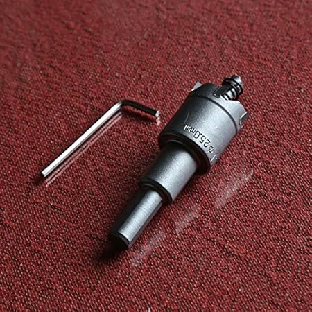 Generic 32mm : 1PC 12-32mm TCT hole saw drill bit core bit for stainless steel plate drilling hole opener with no-skid triangle handle 10-12mm