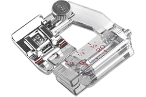 DREAMSTITCH 4129850-45 Adjustable Bias Binder Presser Foot for Husqvarna Viking Sewing Machine Group D,1,2,3,4,5,6,7-4129850-45