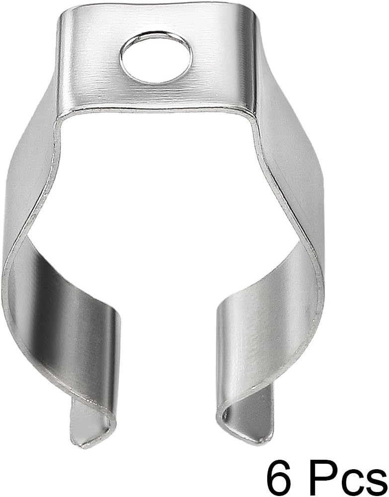 sourcing map T8 U Clips Holder Bracket for LED Light Tube LED Fluorescent Tube Replacement Mounting Accessories - Image 3