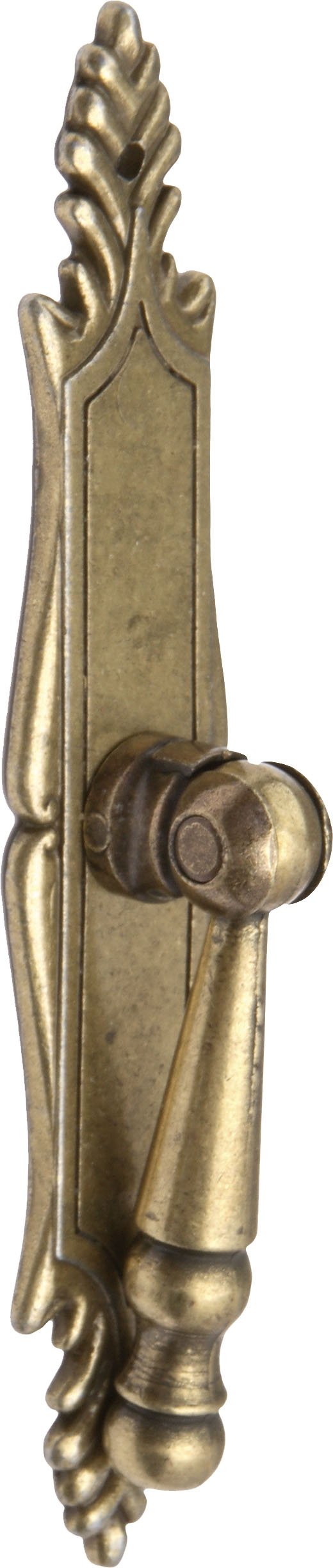 IMEX EL ZORRO El Zorro 78019 Pendulum Plate Handle 25 x 125 mm, Gold